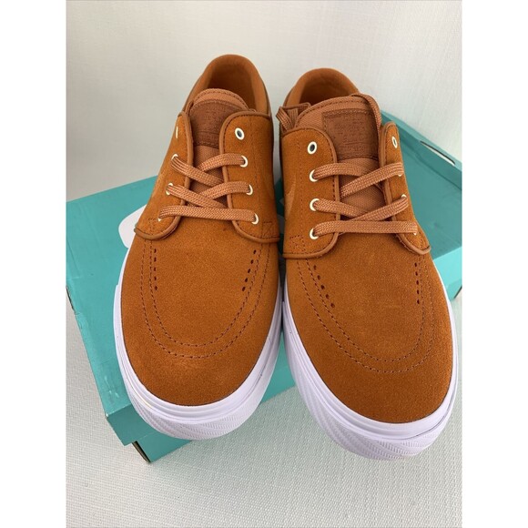 Nike SB Zoom STEFAN JANOSKI‎ Skate Shoes 333824-887 Orange White Mens 7 New! - Picture 4 of 12